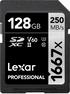 Lexar Professional 1667x Silver Series R250/W120 SDXC...