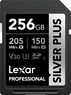Lexar Professional SILVER PLUS R205/W150 SDXC 256GB,...