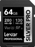 Lexar Professional SILVER PRO R280/W130 SDXC 64GB,...