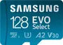 Samsung EVO Select R130 microSDXC 128GB Kit, UHS-I U3, A2, Class 10