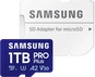 Samsung PRO Plus R180/W130 microSDXC 1TB Kit, UHS-I...