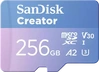 SanDisk Creator R190/W130 microSDXC 256GB Kit, UHS-I U3, A2, Class 10