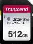 Transcend 300S R100/W85 SDXC 512GB, UHS-I U3, Class 10