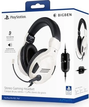 BigBen stereo Gaming Headset V3 do PS4 biały