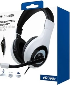 BigBen stereo Gaming Headset V1 do PlayStation biały