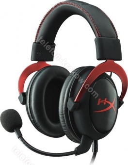 HP HyperX Cloud II czerwony