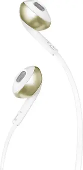 JBL T205 biały/złoty