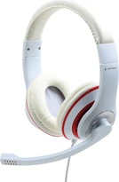 Gembird MHS-03 biały/czerwony